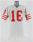 1981 Photo Matched  Joe Montana San Francisco 49ers Signed Playoffs Practice Worn Jersey (MEARS A10/JSA/Sports Investors LOA)