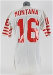 1981 Photo Matched  Joe Montana San Francisco 49ers Signed Playoffs Practice Worn Jersey (MEARS A10/JSA/Sports Investors LOA)