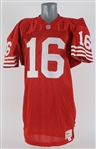 1991 Joe Montana San Francisco 49ers Signed Home Jersey (MEARS A5/Beckett)