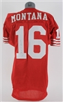 1991 Joe Montana San Francisco 49ers Signed Home Jersey (MEARS A5/Beckett)