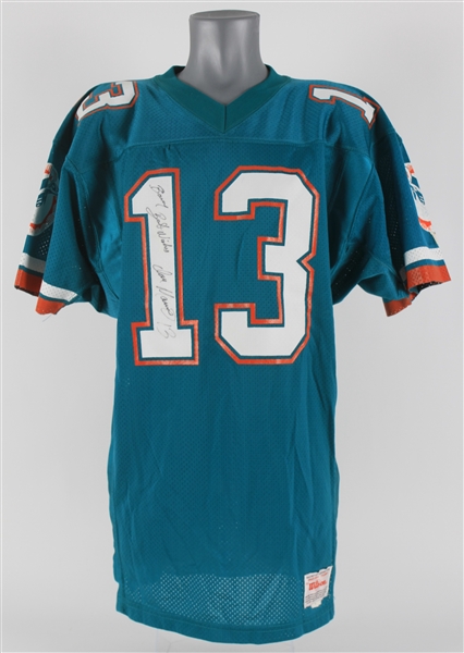 1990 Dan Marino Miami Dolphins Signed Home Jersey (MEARS LOA/JSA)