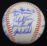 1962 American League All Stars Team Signed ONL Giles Baseball w/ 22 Signatures Including Yogi Berra, Al Kaline, Brooks Robinson, Elston Howard & More *Full JSA Letter*