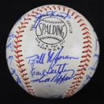 1962 American League All Stars Team Signed ONL Giles Baseball w/ 22 Signatures Including Yogi Berra, Al Kaline, Brooks Robinson, Elston Howard & More *Full JSA Letter*
