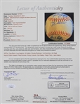 1962 American League All Stars Team Signed ONL Giles Baseball w/ 22 Signatures Including Yogi Berra, Al Kaline, Brooks Robinson, Elston Howard & More *Full JSA Letter*