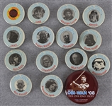 1978-2008 1.5" and 2" Star Wars Pinback Buttons (Lot of 15)