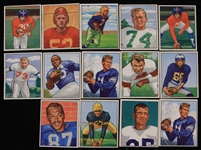 1950 Billy Grimes Green Bay Packers Bill Austin and Joe Scott New York Giants Walter Barnes Philadelphia Eagles and More Bowman Trading Cards (Lot of 14)