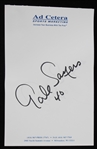 1965-1971 Gale Sayers Chicago Bears Autographed Notepad (Lot of 8)
