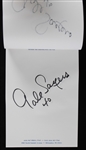 1965-1971 Gale Sayers Chicago Bears Autographed Notepad (Lot of 8)