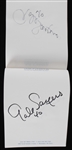 1965-1971 Gale Sayers Chicago Bears Autographed Notepad (Lot of 8)