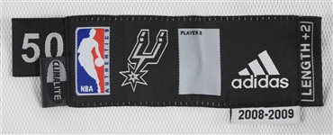 2009-10 Richard Jefferson San Antonio Spurs Game Worn Home Jersey (MEARS A5)