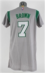 2016-17 Jaylen Brown Boston Celtics Alternate Sleeved Jersey (MEARS A5) Rookie Season