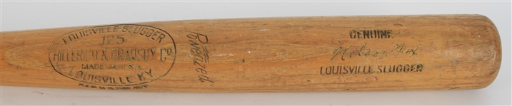 1960-62 Nelson Fox Chicago White Sox H&B Louisville Slugger Professional Model Game Used Bat (MEARS A8) 