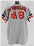 1978 Tim Stoddard Baltimore Orioles Game Worn Road Jersey (MEARS LOA)