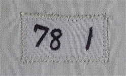 1978 Tim Stoddard Baltimore Orioles Game Worn Road Jersey (MEARS LOA)