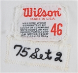 1975 Mike Caldwell San Francisco Giants Game Worn Home Jersey (MEARS LOA)