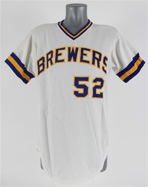 1975 Milwaukee Brewers #52 Organizational Home Jersey (MEARS LOA)