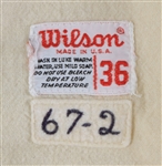 1966-67 Detroit Tigers Bat Boy Tiger Stadium Game Worn Home Uniform (MEARS LOA)