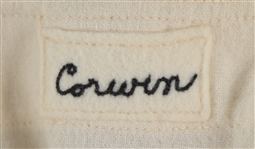 1954 Al Corwin New York Giants Game Worn Home Jersey (MEARS LOA) World Series Season