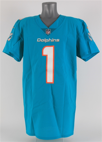 2020 Tua Tagovailoa Miami Dolphins Professional Quality Home Jersey (MEARS LOA)