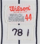1978-80 New York Yankees Organizational Home Jersey (MEARS LOA)