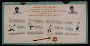 1949-55 Pee Wee Reese Jackie Robinson Duke Snider Brooklyn Dodgers Memorabilia - Lot of 2