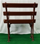 1930's-90's Brian Sipe Cleveland Browns Signed Cleveland Municipal Stadium Wooden Stadium Seat (MEARS LOA/JSA)
