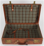 1952 Arch Ward Suitcase w/ Cunard White Star to Europe on the Mauretania Tag Affixed Father of the Major League Baseball All Star Game