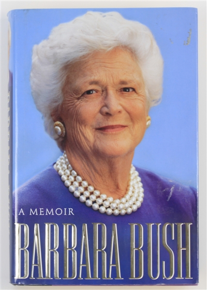 1994 Barbara Bush Signed Memoir (JSA)