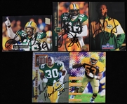 1992-1996 Leroy Butler George Koonce and William Henderson Green Bay Packers Autographed Trading Cards (Lot of 5)
