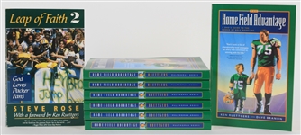 1995-97 Ken Ruettgers Steve Rose Green Bay Packers Signed Books - Lot of 8