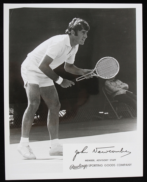 1970s John Newcombe Rawlings Advisory Staff 8" x 10" Photo