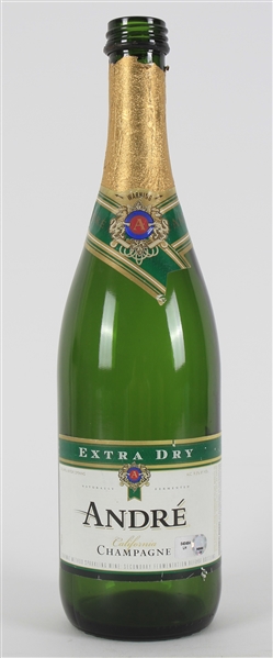 2008 Milwaukee Brewers Wild Card Clinching Post Game Celebration Andre Champagne Bottle (MEARS LOA/MLB Hologram)