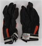 1995-97 Cal Ripken Jr. Baltimore Orioles Game Worn Franklin Batting Gloves (MEARS LOA)