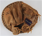 1960-63 Yogi Berra New York Yankees Spalding Professional Model Catcher's Mitt + Period Advertisement (MEARS LOA)