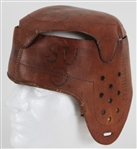 1910's Princeton Style Leather Football Helmet w/ USC Trojans Game Notations (MEARS LOA)