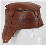 1910's Princeton Style Leather Football Helmet w/ USC Trojans Game Notations (MEARS LOA)