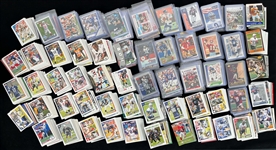 1970's-2020's Massive Football Trading Card Collection - Lot of 2,000
