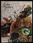 1967 Green Bay Packers Multi Signed Game Program w/ 25+ Signatures Including Vince Lombardi, Bart Starr, Jerry Kramer, Fuzzy Thurston & More (JSA)