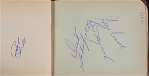 1960's Autograph Book w/ 43 Green Bay Packers & Baseball Player Autographs Including Bart Starr, Ray Nitschke, Bill Mazeroski & More (JSA)