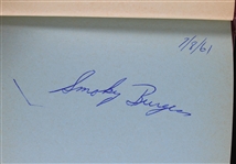 1960's Autograph Book w/ 43 Green Bay Packers & Baseball Player Autographs Including Bart Starr, Ray Nitschke, Bill Mazeroski & More (JSA)