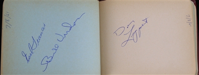 1960's Autograph Book w/ 43 Green Bay Packers & Baseball Player Autographs Including Bart Starr, Ray Nitschke, Bill Mazeroski & More (JSA)