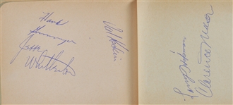 1960's Autograph Book w/ 43 Green Bay Packers & Baseball Player Autographs Including Bart Starr, Ray Nitschke, Bill Mazeroski & More (JSA)