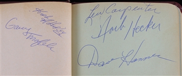 1960's Autograph Book w/ 43 Green Bay Packers & Baseball Player Autographs Including Bart Starr, Ray Nitschke, Bill Mazeroski & More (JSA)
