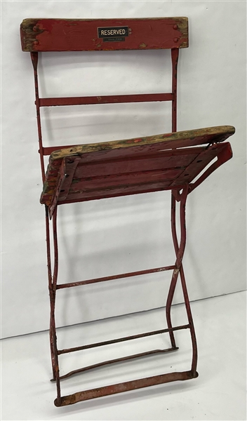 1910-46 Chicago White Sox Comiskey Park Folding Stadium Seat (MEARS LOA)