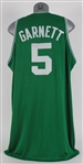 2007-08 Kevin Garnett Boston Celtics 1956-57 Hardwood Classics Throwback Jersey (MEARS A5) NBA Championship Season