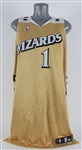 2007-08 Nick Young Washington Wizards Game Worn Alternate Jersey (MEARS LOA) Rookie Season