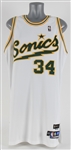 2005-06 Ray Allen Seattle Supersonics 1967-68 Hardwood Classics Throwback Jersey (MEARS A5)