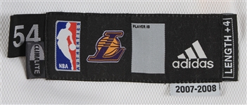2008 Kobe Bryant Los Angeles Lakers NBA Finals Alternate Jersey (MEARS A5)