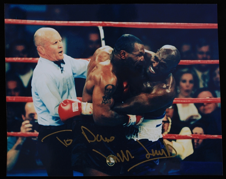 2000s Mills Lane Boxing Referee Signed 8" x 10" Photo