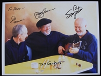 2000s Jerry Allison JB Mauldin Sonny Curtis The Crickets Group Signed 8" x 10" Photo